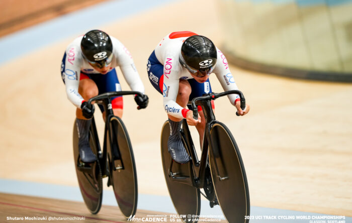 2023世界選手権トラック 女子チームスプリント 佐藤水菜 梅川風子