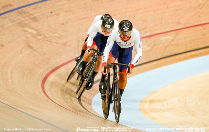 2023世界選手権トラック 男子チームスプリント 長迫吉拓 太田海也 小原佑太