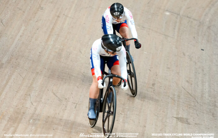 2023世界選手権トラック 女子スプリント 佐藤水菜 太田りゆ