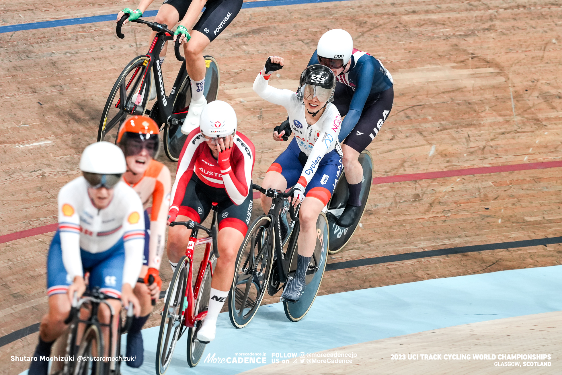 2023世界選手権トラック 女子ポイントレース 内野艶和