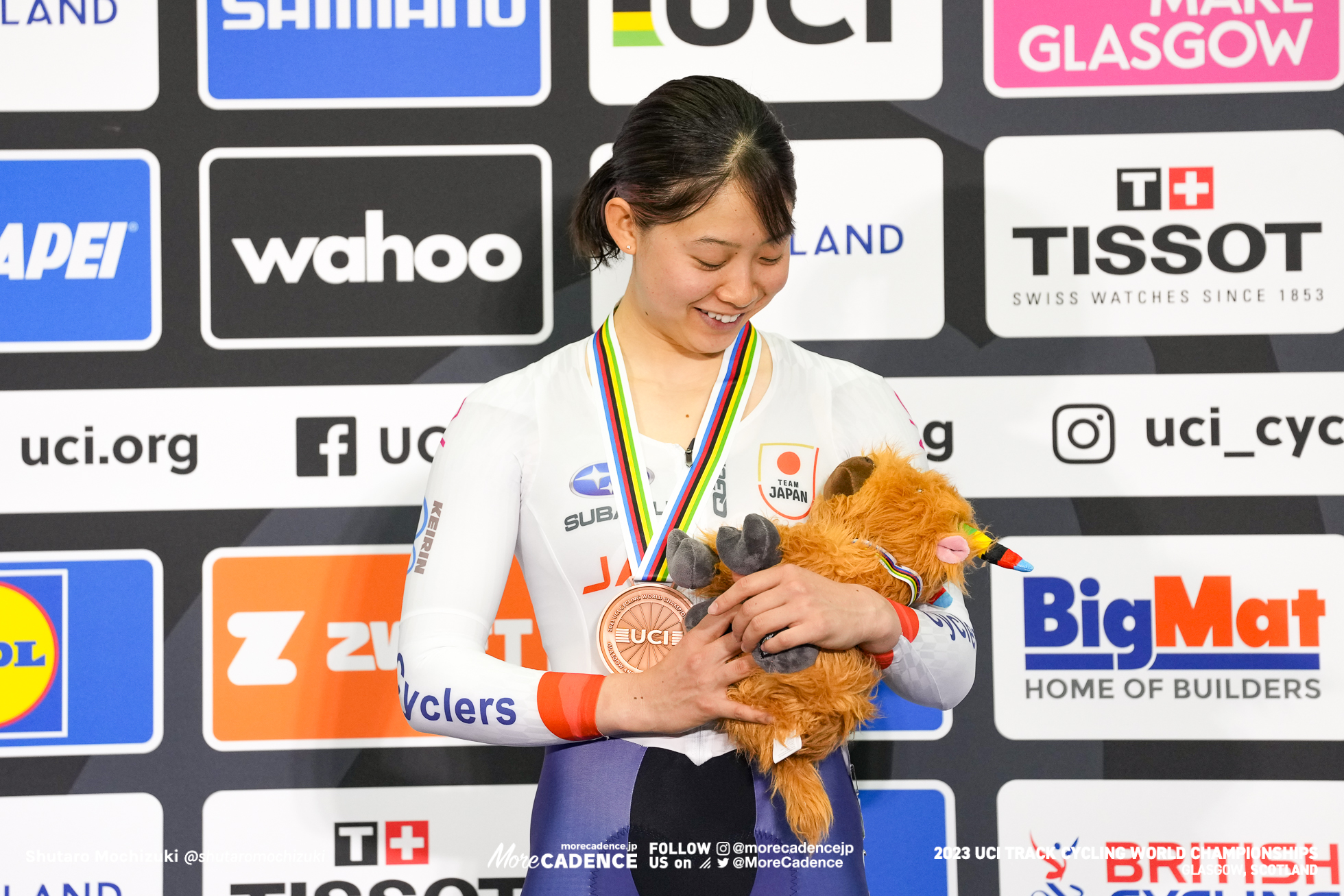 2023世界選手権トラック 女子ポイントレース 内野艶和