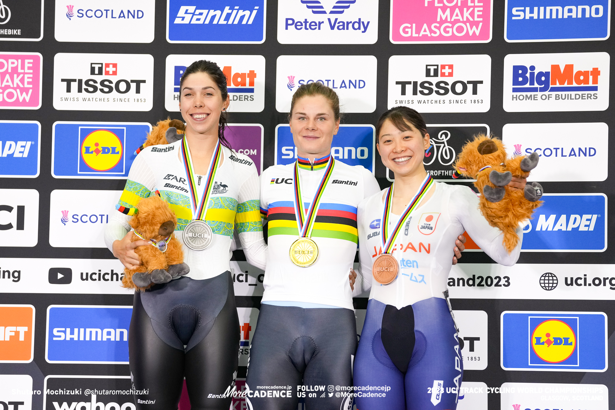 2023世界選手権トラック 女子ポイントレース 内野艶和
