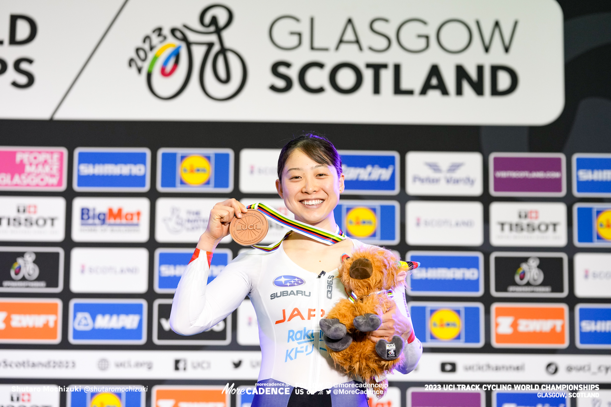 2023世界選手権トラック 女子ポイントレース 内野艶和
