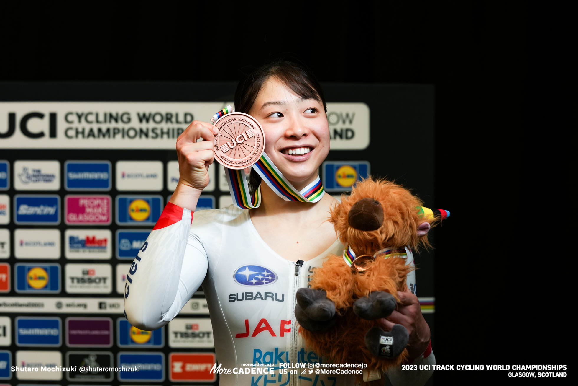2023世界選手権トラック 女子ポイントレース 内野艶和