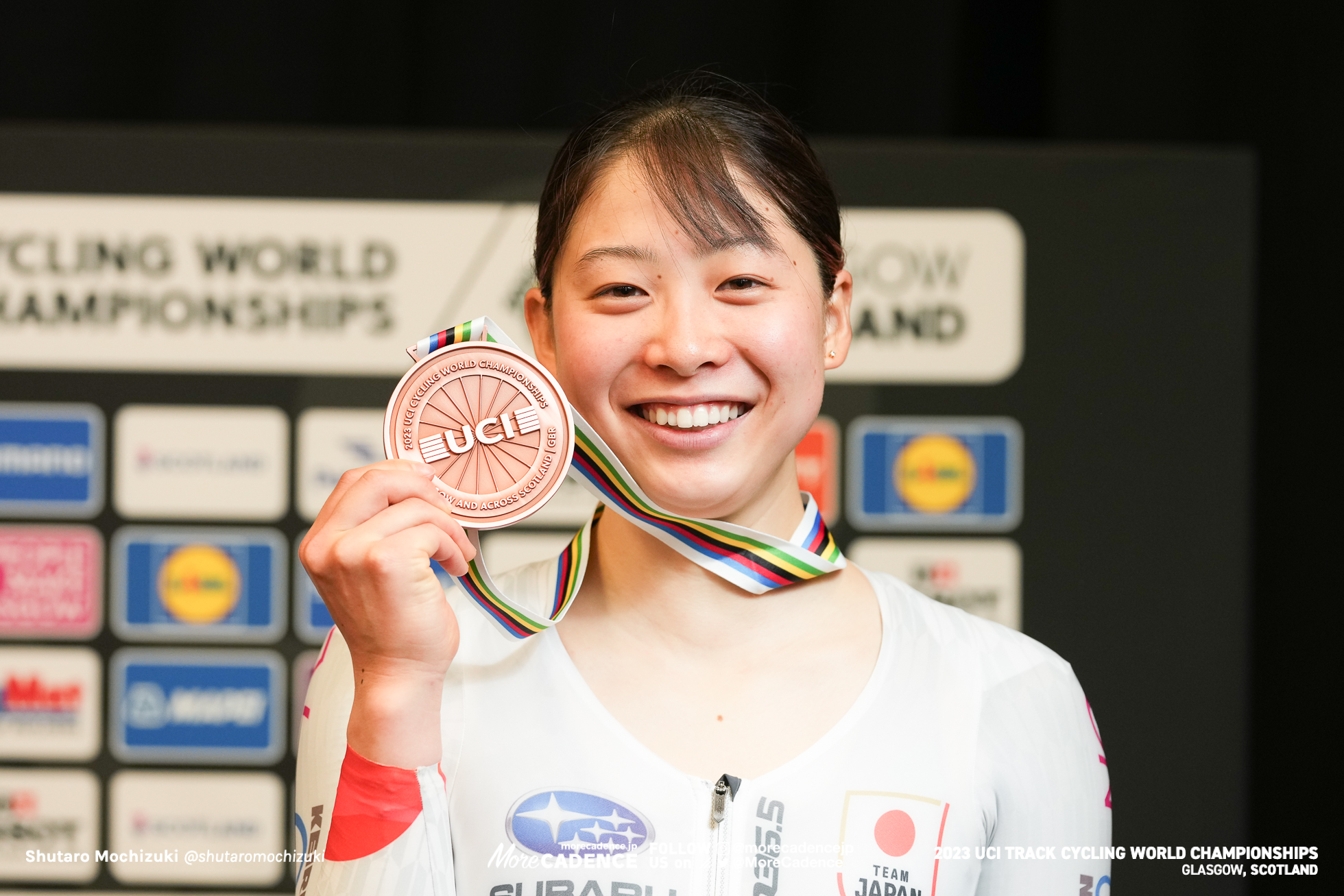 2023世界選手権トラック 女子ポイントレース 内野艶和