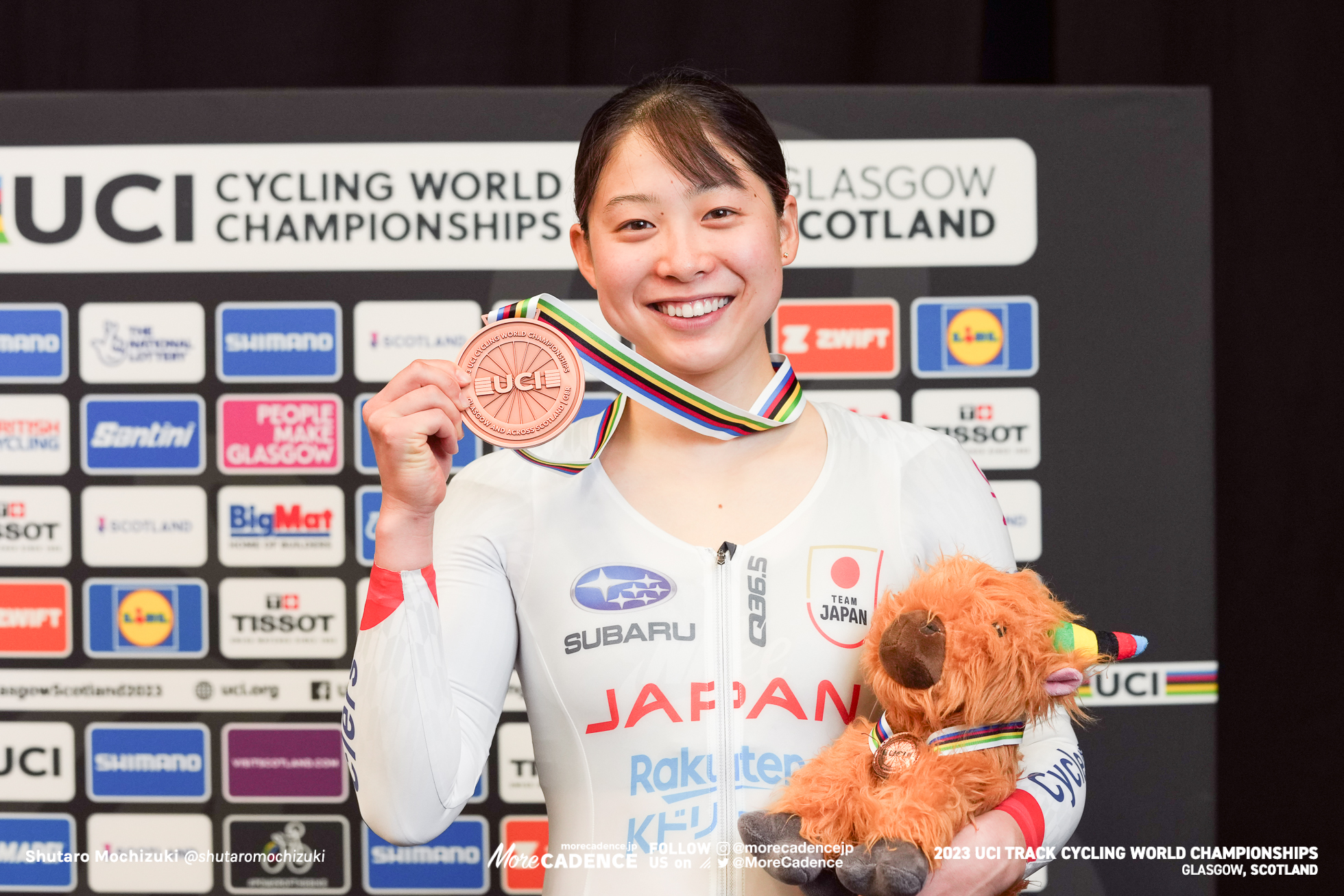 2023世界選手権トラック 女子ポイントレース 内野艶和
