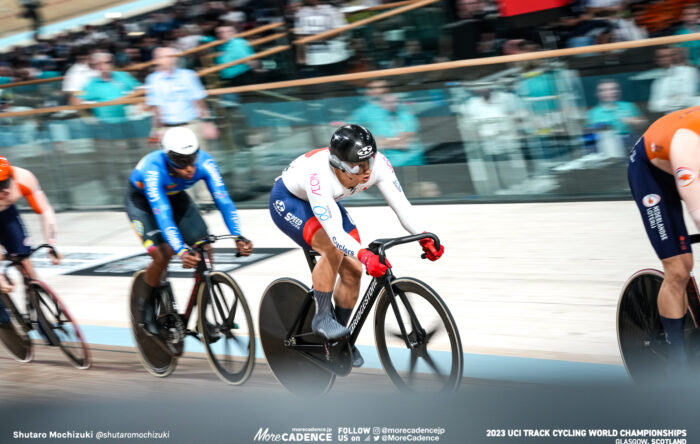 2023世界選手権トラック 男子ケイリン 中野慎詞