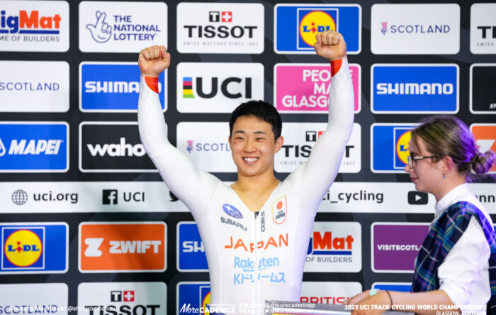 2023世界選手権トラック 男子ケイリン 中野慎詞