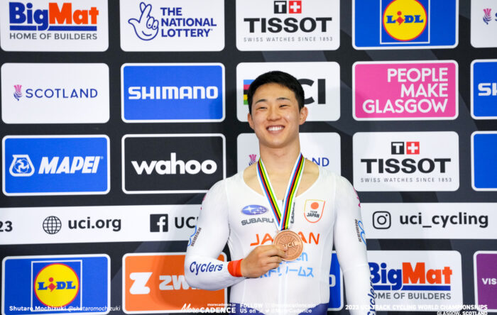 2023世界選手権トラック 男子ケイリン 中野慎詞