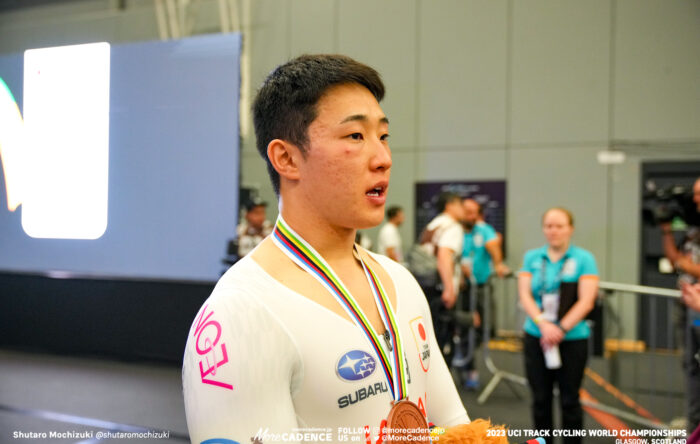 2023世界選手権トラック 男子ケイリン 中野慎詞