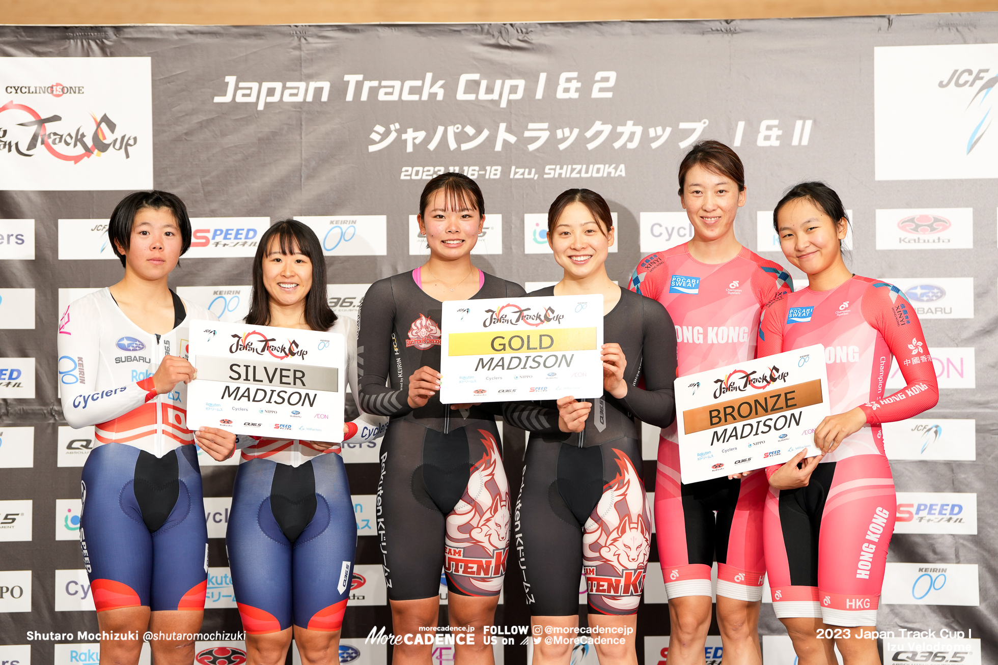2023ジャパントラックカップⅠ 女子マディソン 内野艶和 垣田真穂 池田瑞紀 梶原悠未