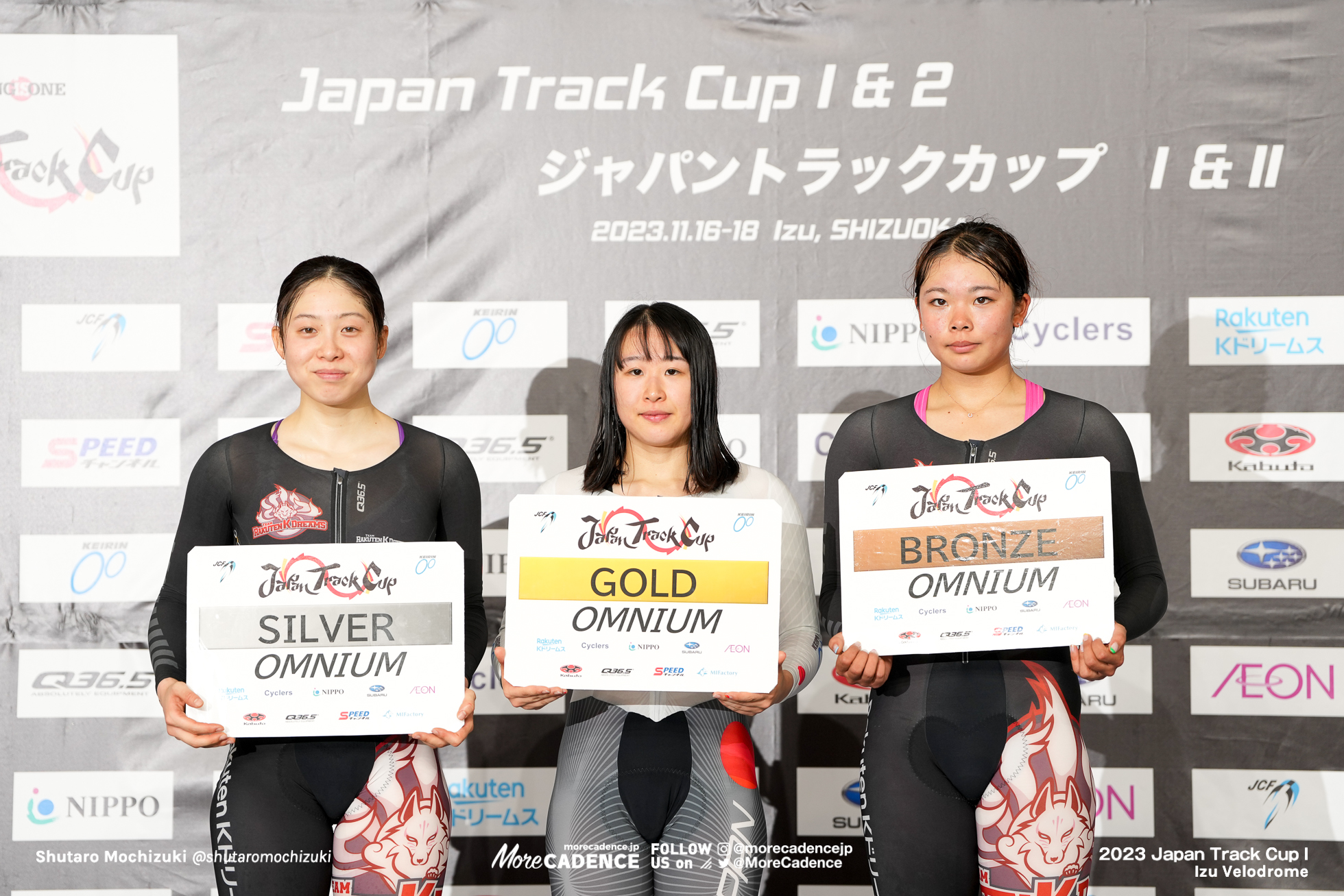 2023ジャパントラックカップⅠ 女子オムニアム 内野艶和 垣田真穂 梶原悠未