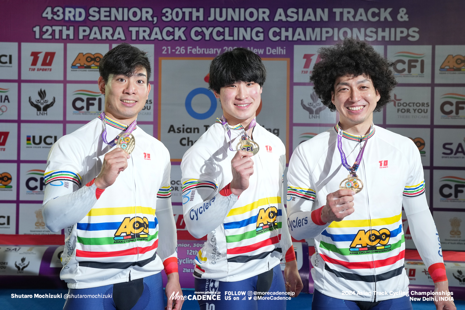 2024アジア選手権 男子チームスプリント 小原佑太 中石湊 山﨑賢人