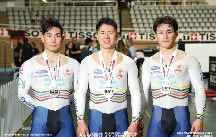 2024ネーションズカップ第1戦 男子チームスプリント 長迫吉拓 太田海也 小原佑太