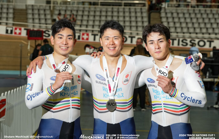 2024ネーションズカップ第1戦 男子チームスプリント 長迫吉拓 太田海也 小原佑太