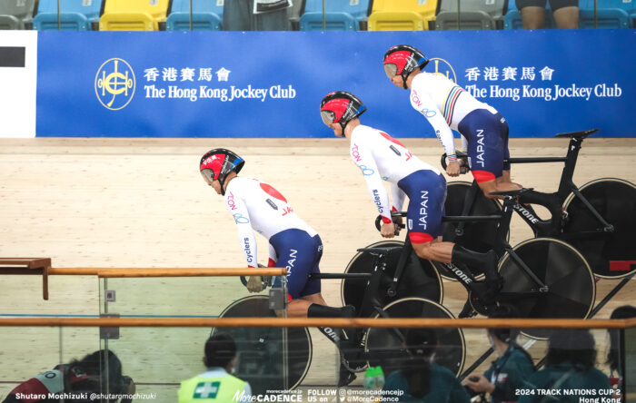 2024ネーションズカップ第2戦 男子チームスプリント 長迫吉拓 太田海也 小原佑太