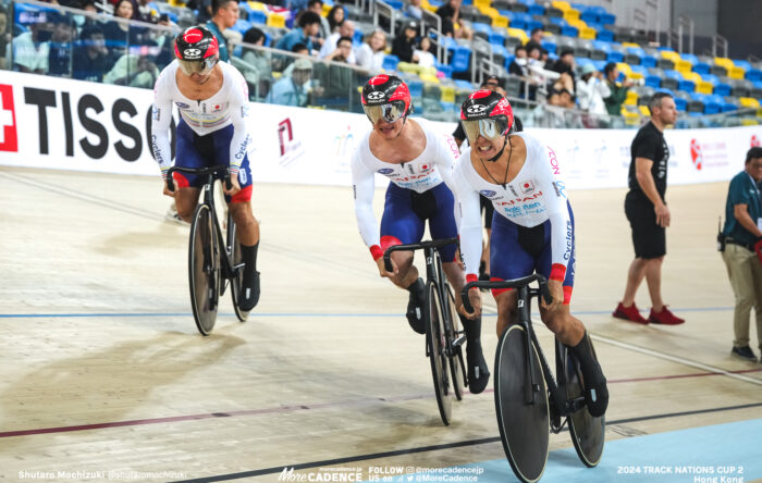 2024ネーションズカップ第2戦 男子チームスプリント 長迫吉拓 太田海也 小原佑太