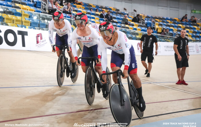 2024ネーションズカップ第2戦 男子チームスプリント 長迫吉拓 太田海也 小原佑太