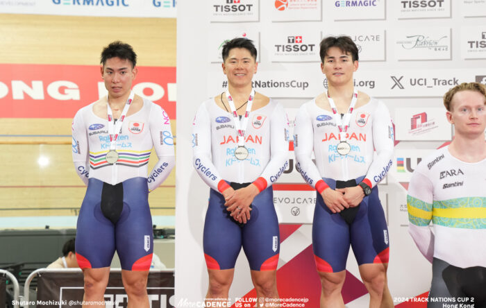2024ネーションズカップ第2戦 男子チームスプリント 長迫吉拓 太田海也 小原佑太
