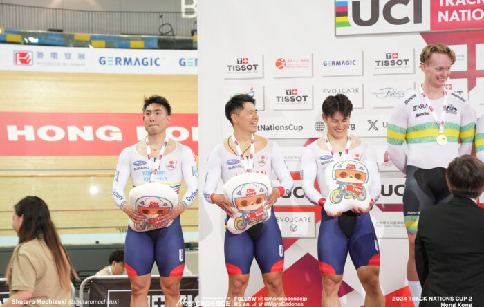2024ネーションズカップ第2戦 男子チームスプリント 長迫吉拓 太田海也 小原佑太