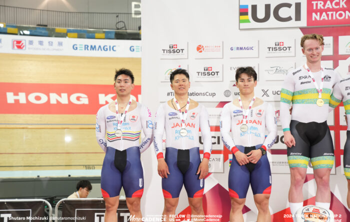 2024ネーションズカップ第2戦 男子チームスプリント 長迫吉拓 太田海也 小原佑太
