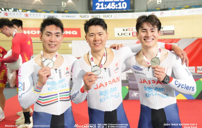 2024ネーションズカップ第2戦 男子チームスプリント 長迫吉拓 太田海也 小原佑太