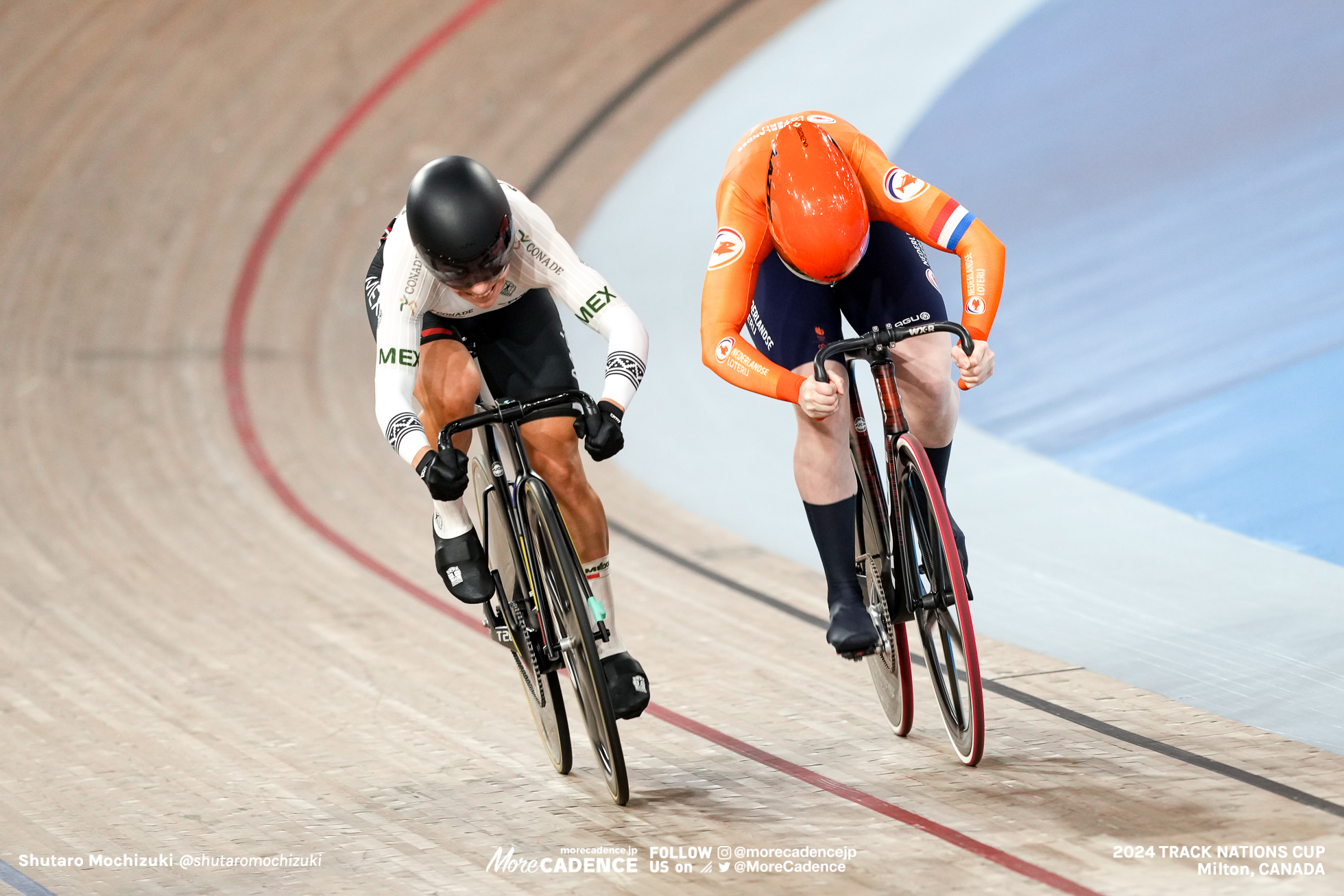 ルス ダニエラ・ガシオラ ゴンザレス, GAXIOLA GONZALEZ Luz Daniela, MEX, ヘッティ・ファンデルヴォウ, van de WOUW Hetty, NED, 女子スプリント 3位決定戦, WOMEN'S Sprint Final for Bronze, 2024トラックネーションズカップ ミルトン, 2024 UCI TRACK NATIONS CUP Milton, Canada