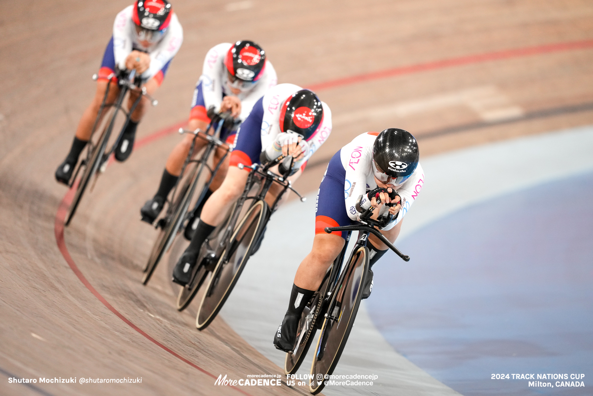 2024ネーションズカップ第3戦 女子チームパシュート 水谷彩奈 内野艶和 垣田真穂 池田瑞紀
