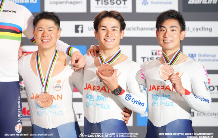 長迫吉拓, 太田海也, 小原佑太, JPN, 男子チームスプリント, Men's Team Sprint, 2024世界選手権トラック バレラップ, 2024 UCI CYCLING WORLD CHAMPIONSHIPS TRACK