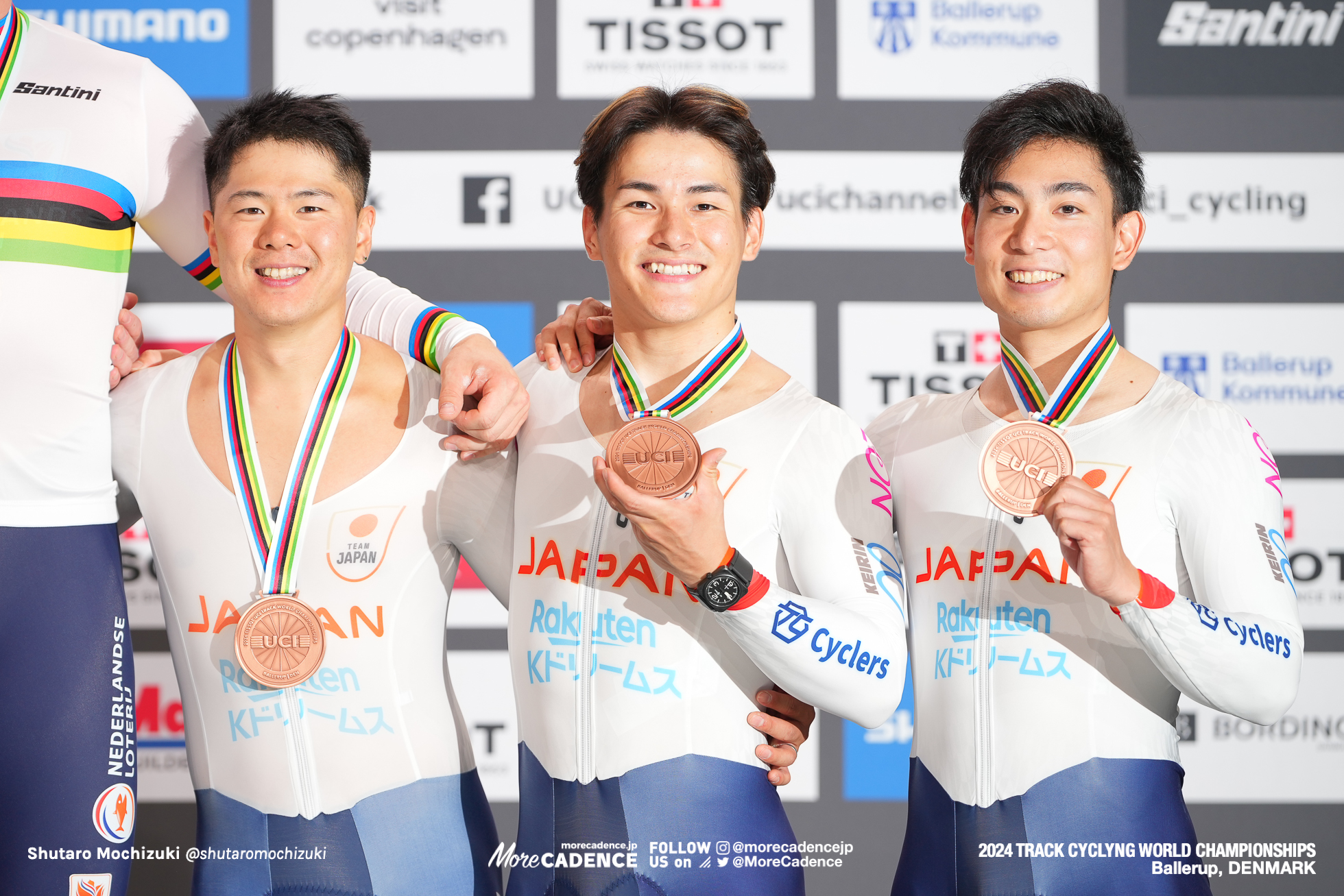 長迫吉拓, 太田海也, 小原佑太, JPN, 男子チームスプリント, Men's Team Sprint, 2024世界選手権トラック バレラップ, 2024 UCI CYCLING WORLD CHAMPIONSHIPS TRACK