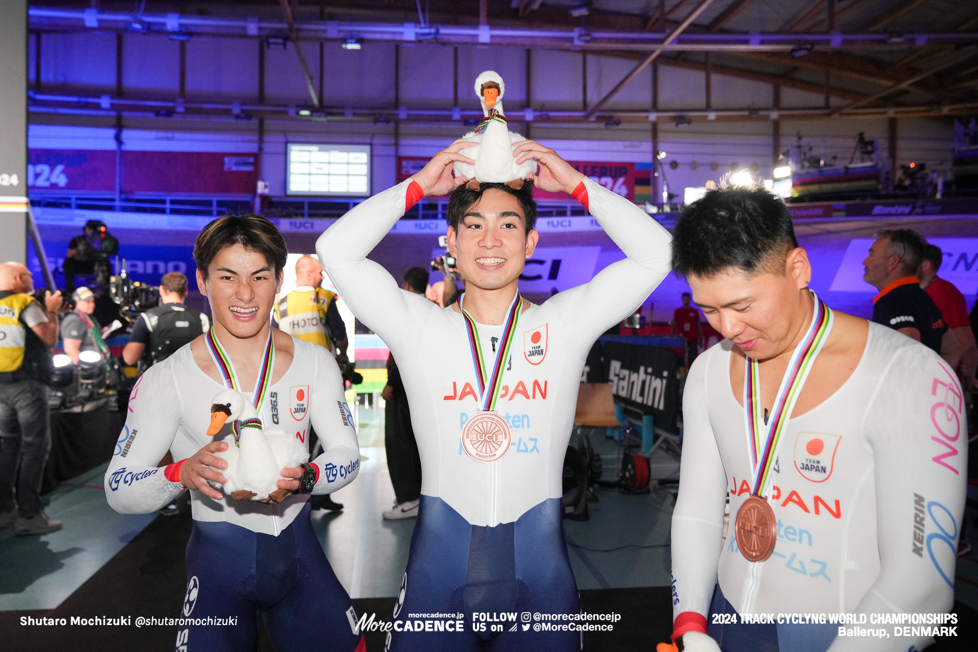 長迫吉拓, 太田海也, 小原佑太, JPN, 男子チームスプリント, Men's Team Sprint, 2024世界選手権トラック バレラップ, 2024 UCI CYCLING WORLD CHAMPIONSHIPS TRACK