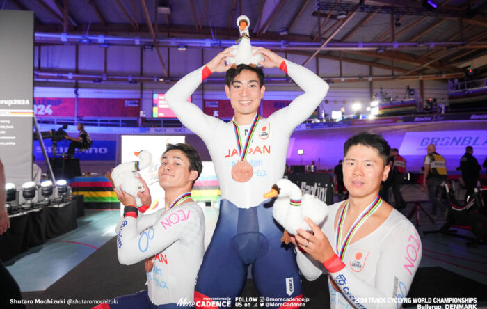 長迫吉拓, 太田海也, 小原佑太, JPN, 男子チームスプリント, Men's Team Sprint, 2024世界選手権トラック バレラップ, 2024 UCI CYCLING WORLD CHAMPIONSHIPS TRACK
