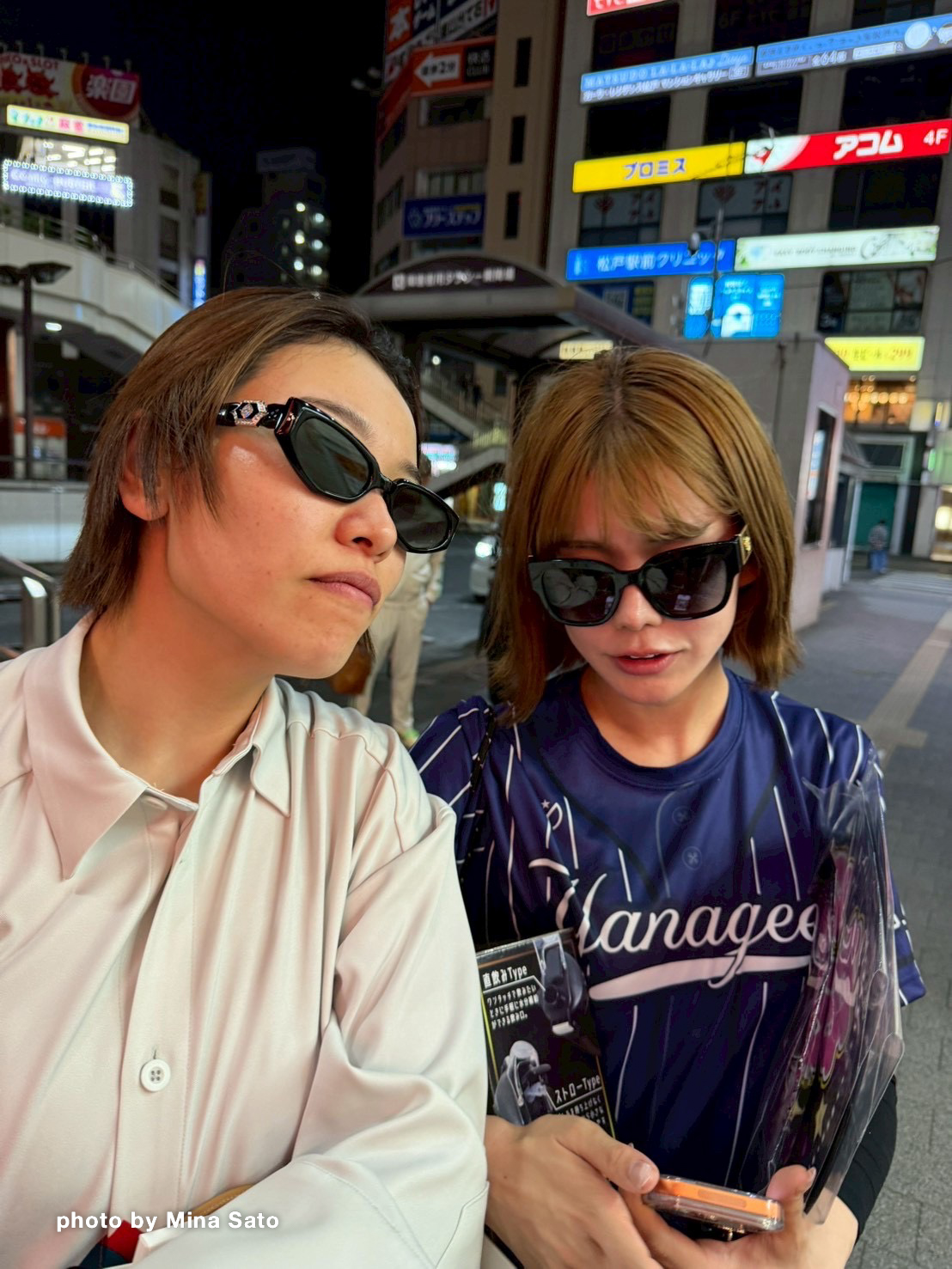佐藤水菜選手と同期の日野未来さんの2ショット