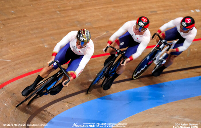 2026アジア競技選手権 長迫吉拓, 高橋奏多, 中石湊, 男子チームスプリント予選, Men's Team Sprint, Qualifying, Asian Games, Aichi-Nagoya, 伊豆ベロドローム, アジア競技大会