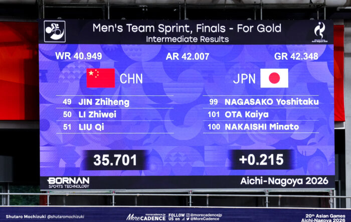 2026アジア競技選手権 長迫吉拓, 太田海也, 中石湊, 男子チームスプリント, 伊豆ベロドローム, アジア競技大会