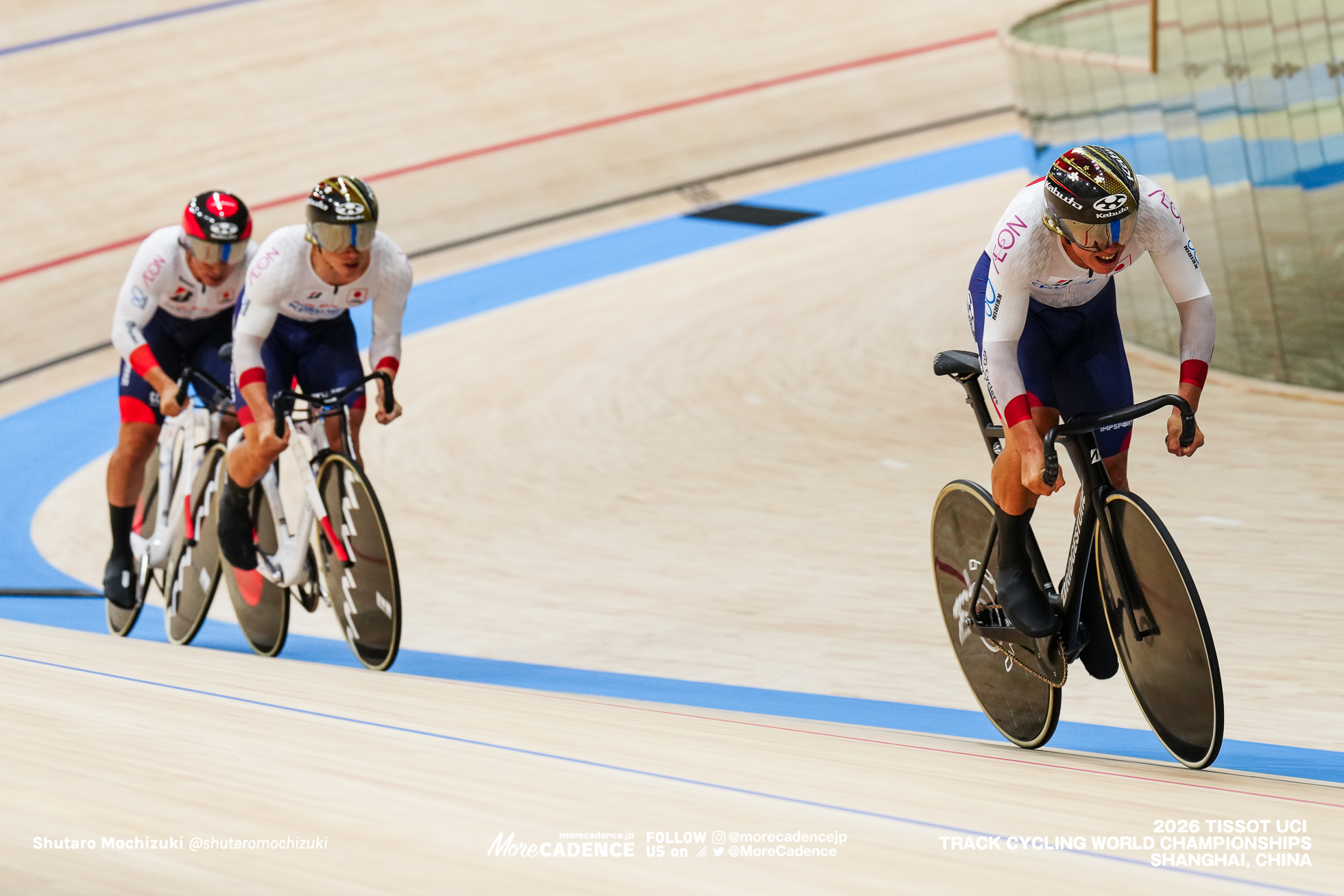 長迫吉拓, 中石湊, 太田海也, 男子チームスプリント, 2026世界選手権トラック, 中国・上海