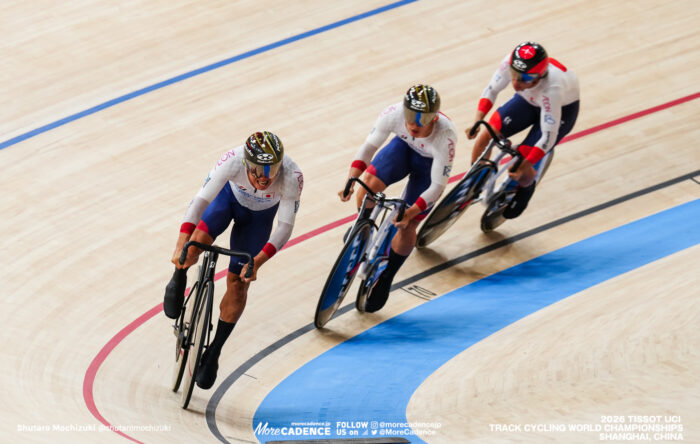 長迫吉拓, 中石湊, 太田海也, 男子チームスプリント, 2026世界選手権トラック, 中国・上海